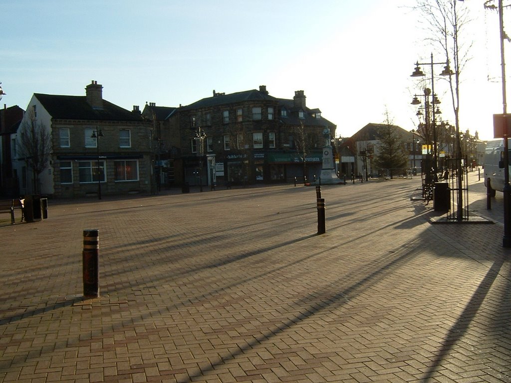 View across Market Square - Ossett by spoon235