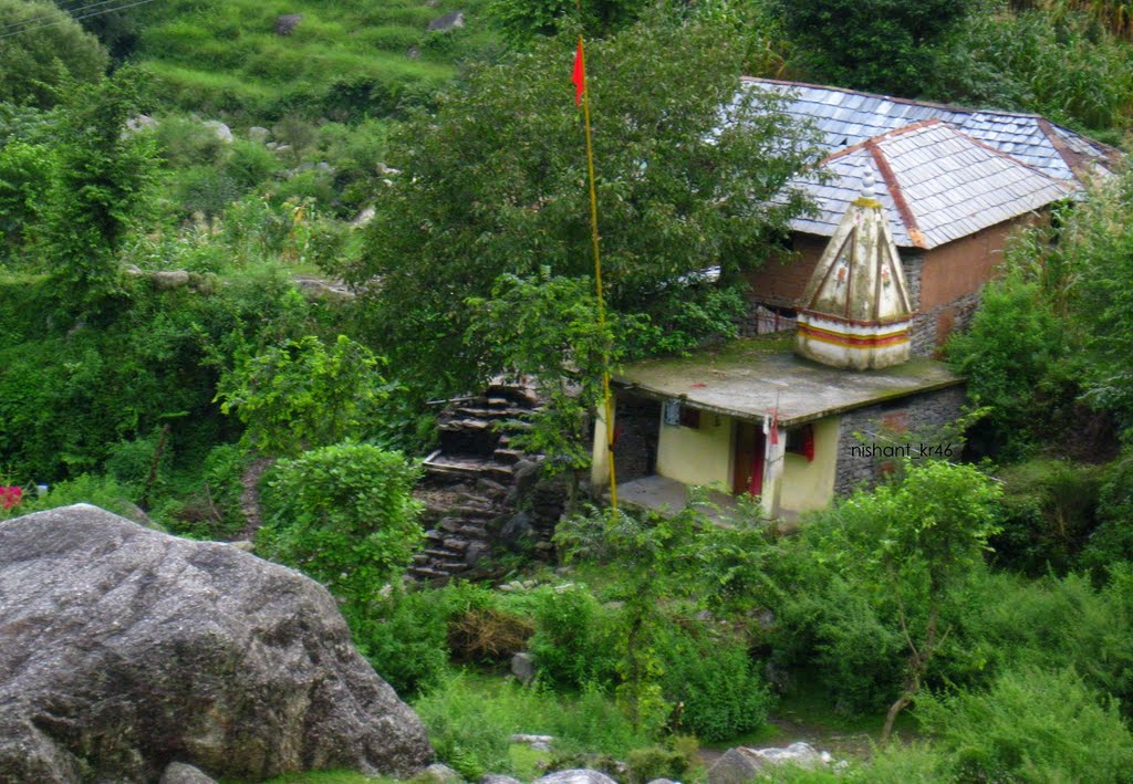 Village Mandir on way to Kareri by Triund Baba