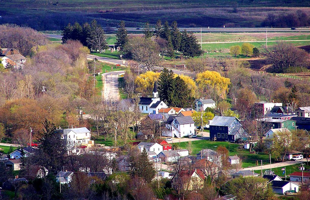 Blue Mounds, from above by MadTownGuy