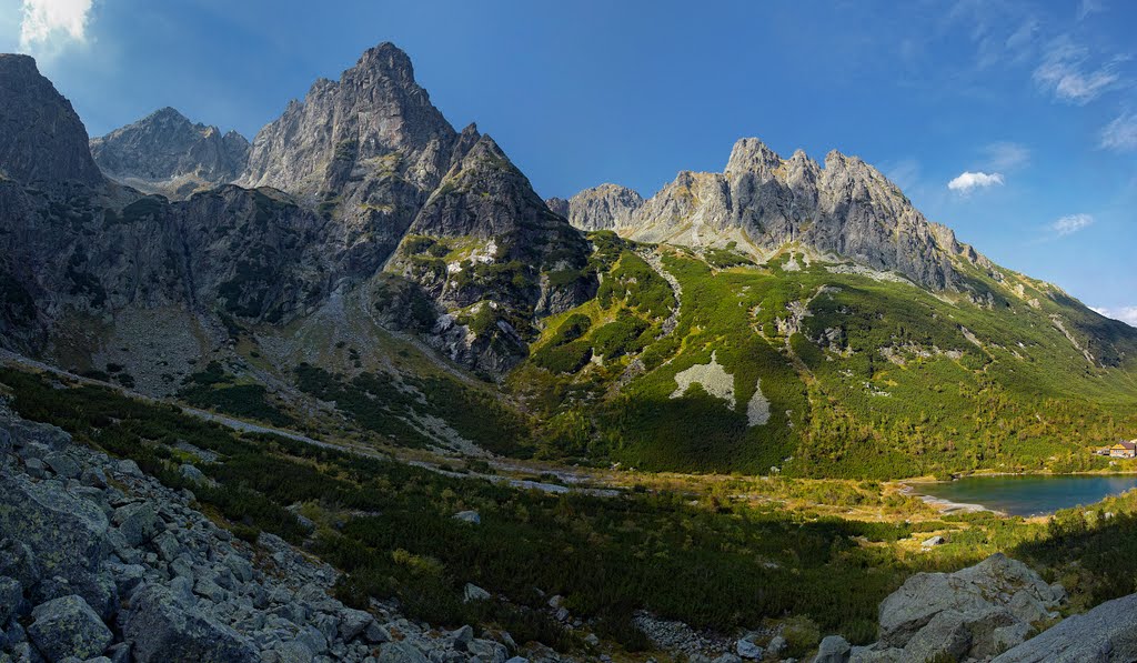 Dolina Zeleného plesa, Jastrabia veža, Vysoké Tatry, Slovensko by atlantel