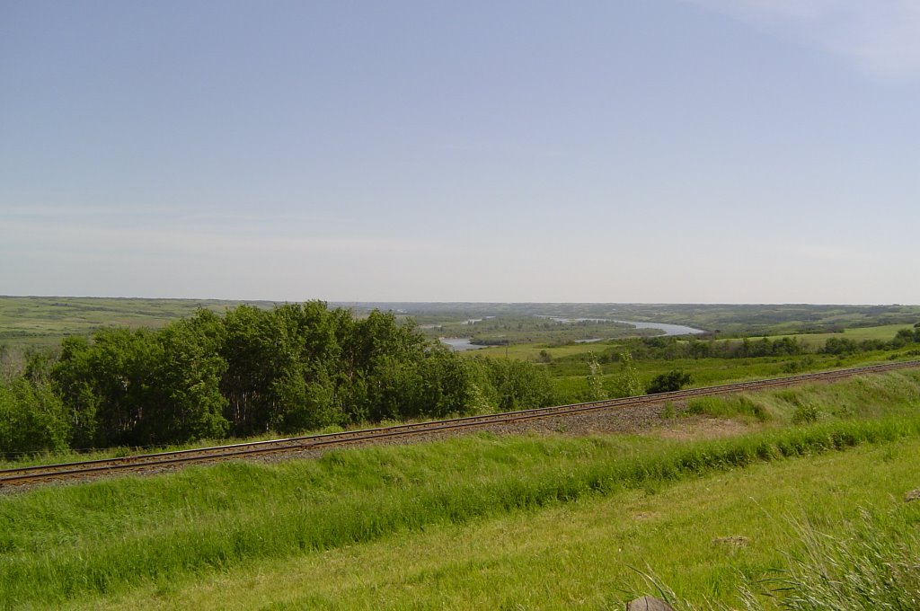 North Saskatchewan River E. on Hwy 16 E. of crossing 480 by flynbrian