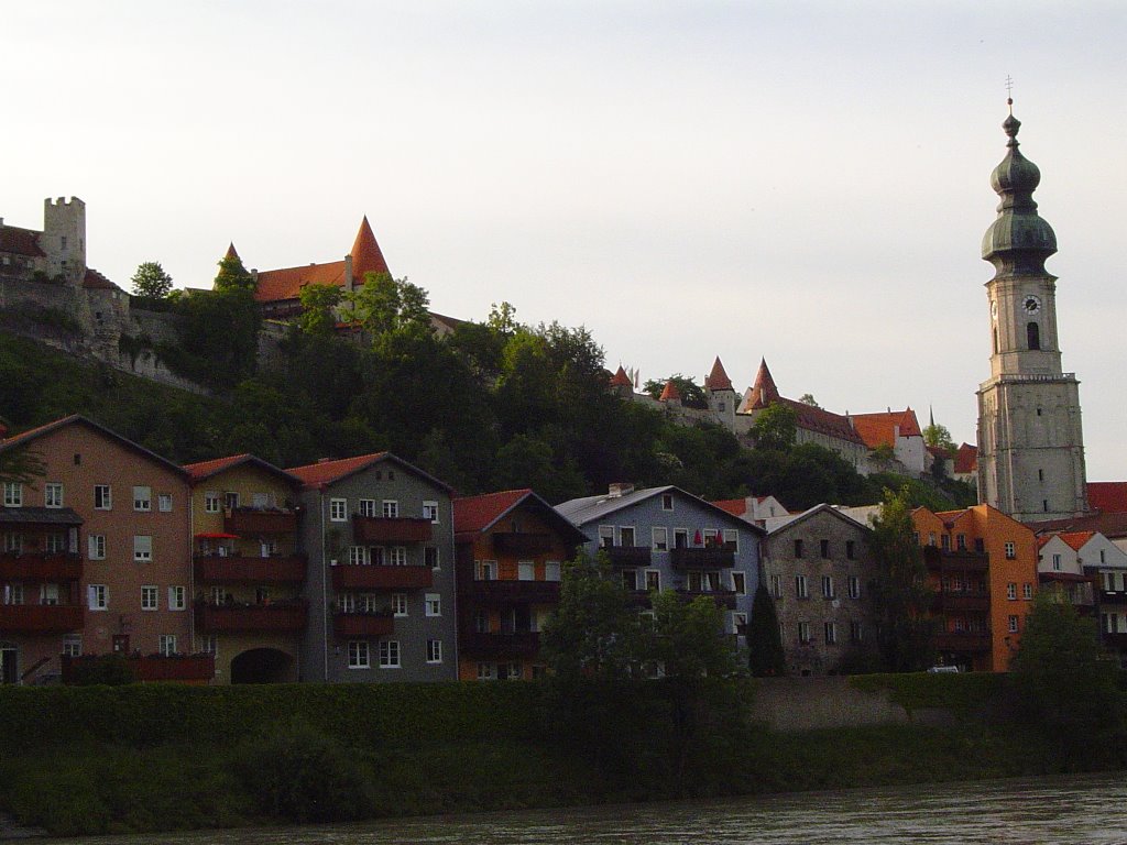 Burghausen From Wanghausen by Alexander Mueller