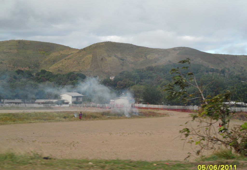 HOHOLA Demonstration Primary School viewed from along Poreporena Freeway, Port Moresby, Png, on 5-06-2011 by Peter John Tate,