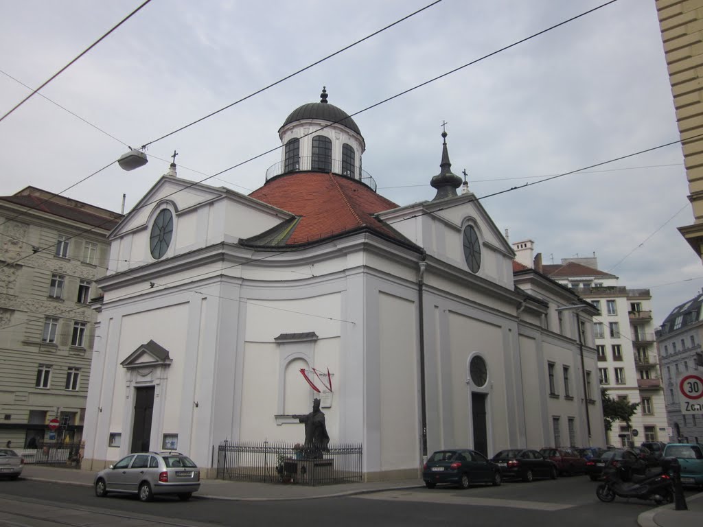 Vienna - Guard's Church = Polish Church (1755-63) by MalteLauridsBrigge