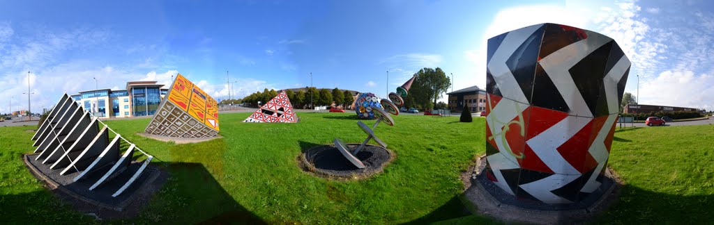 Magic roundabout has seen better days by fat-freddies-cat