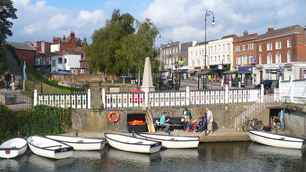 The river medway @ tonbridge by shariain