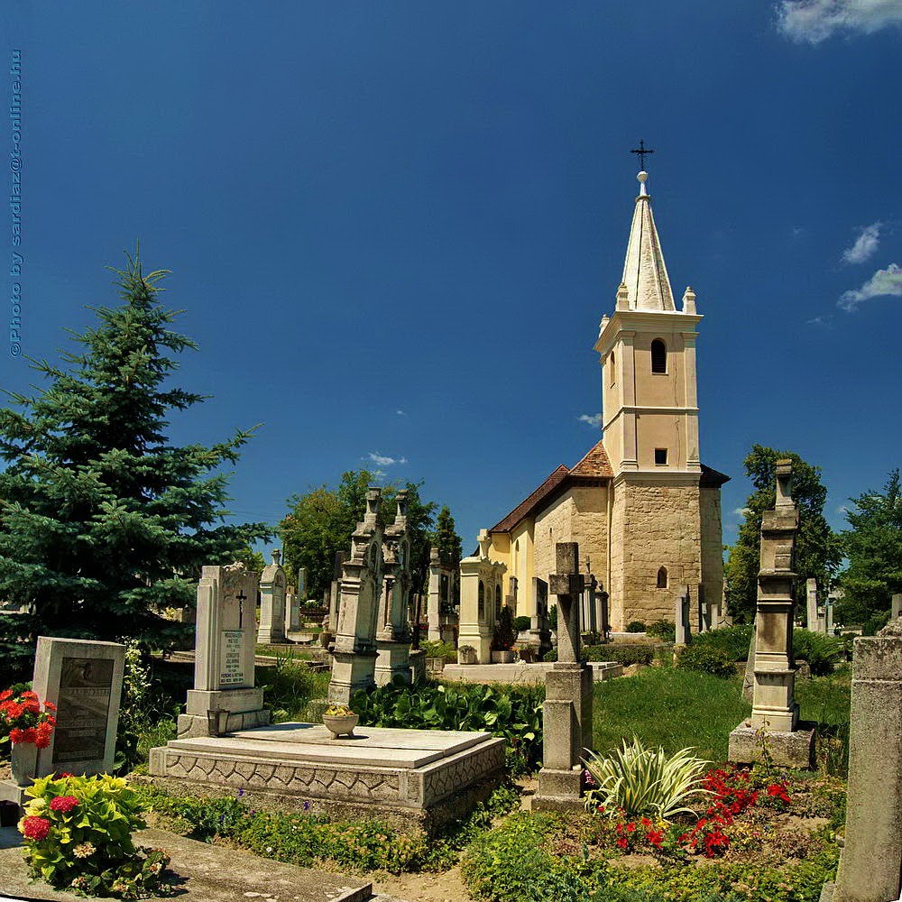 Cemetery & church - Hidegség DSC_0884-0885 Panorama-1 by Sárdi A. Zoltán ♥Budapest♥