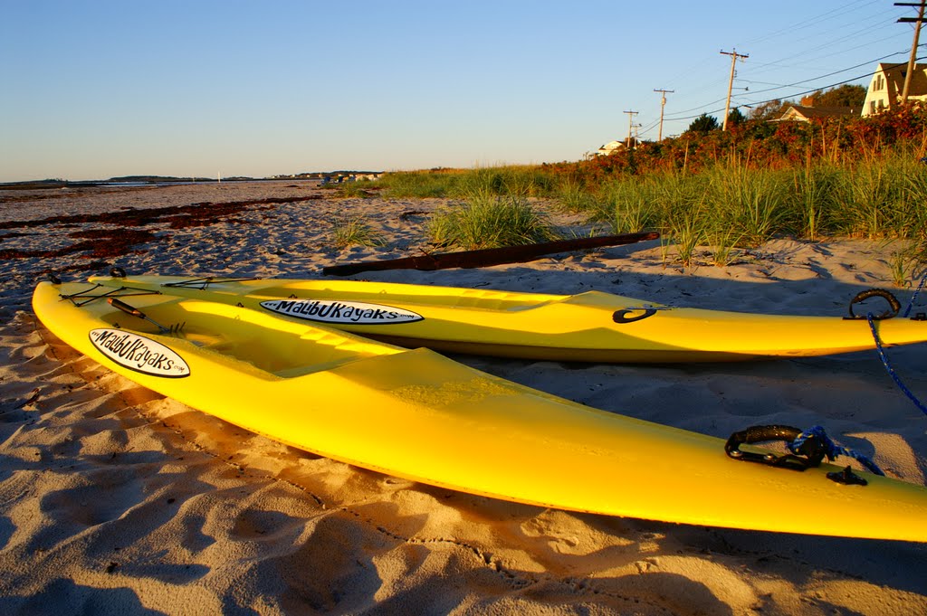 Yellow Kayaks by massbat