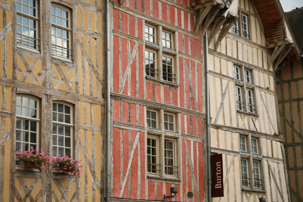 Rue Émile Zola, Troyes, Aube, Champagne-Ardenne, France by Hans Sterkendries