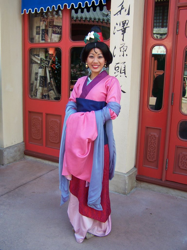 Mulan At China Epcot, Kissimmee Florida by Pestovich