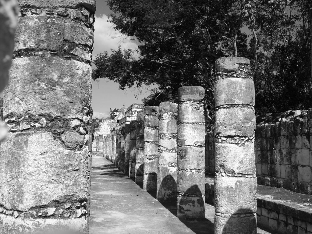 Grupo de las Mil Columnas, Chichen Itza by RS-Camaleon