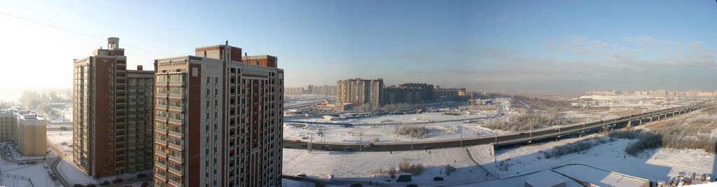 Winter view from the window 13 floors by tdv11