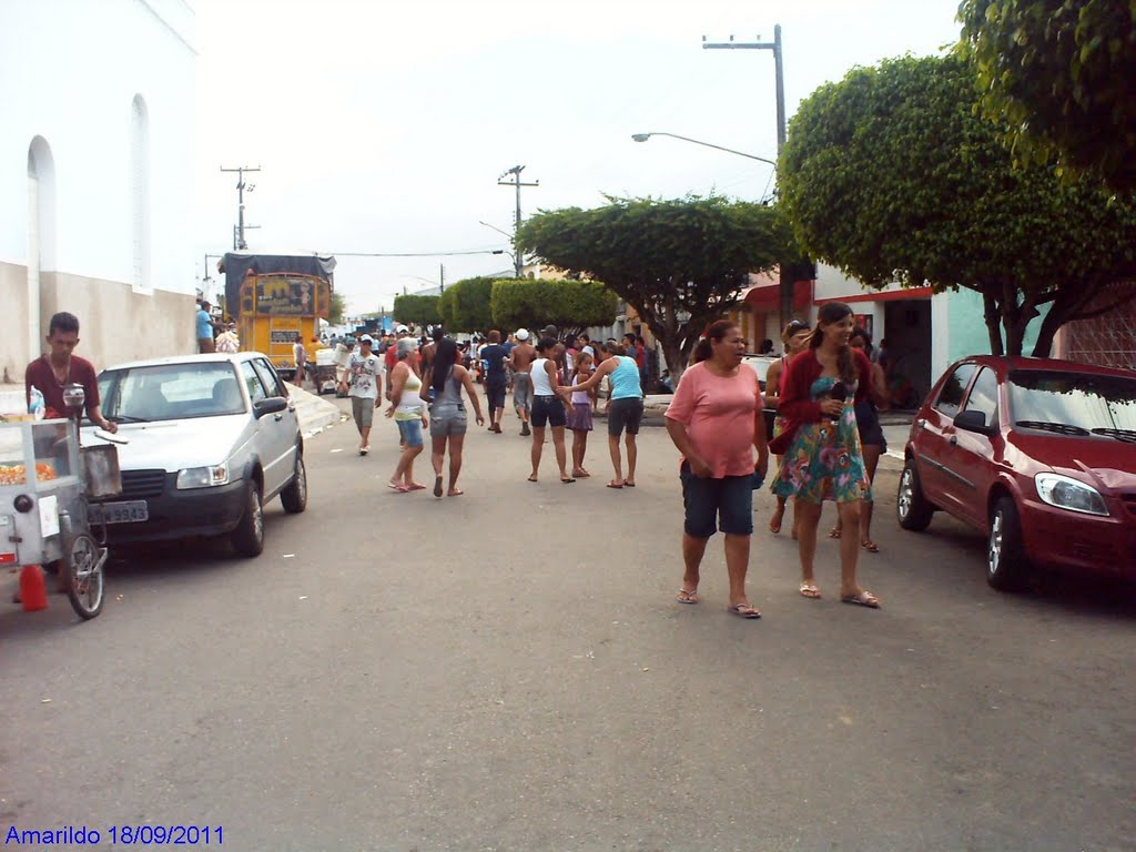 Itabi-Sergipe-Centro da cidade durante a Corrida de Jegue by Amarildo Rezende