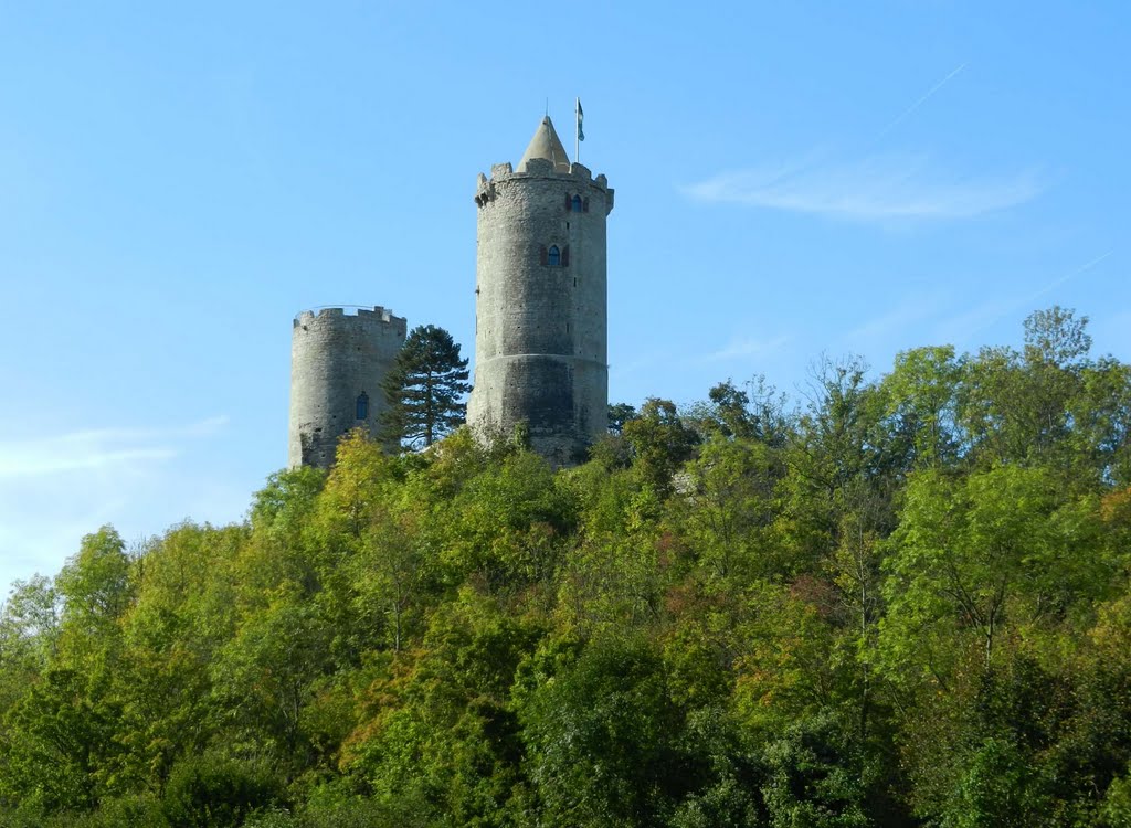 Burg Saaleck by Grundilein