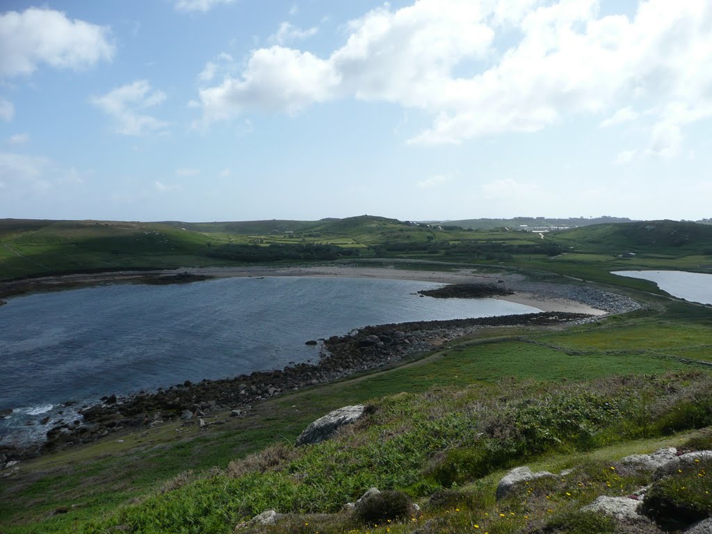 Gweal Hill, Bryher, Isles of Scilly by D T Macdonald