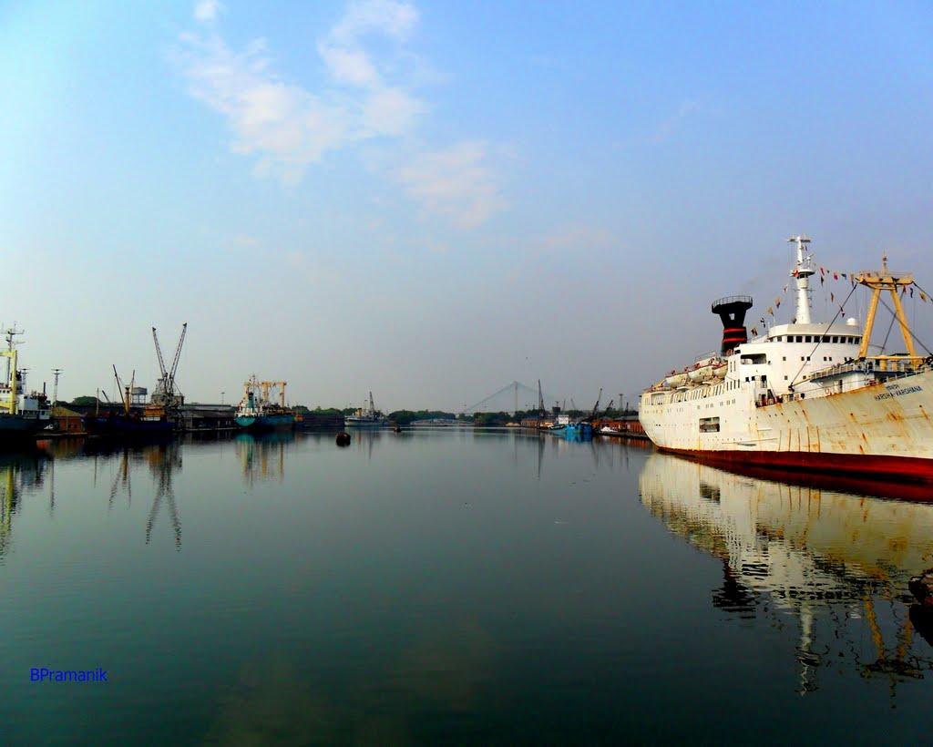 KHIDIRPUR DOCK, KOLKATA by B.Pramanik