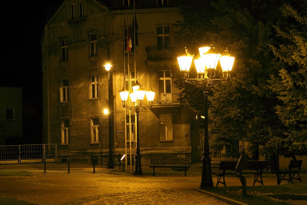 CHOJNICE nocą fot. Kornelia Żywicka by arch. Kornelia Żywicka