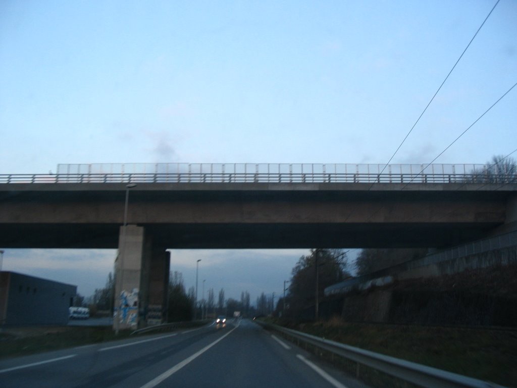 Viaduc de Bardonnex vu depuis RN206 by Paul Myers