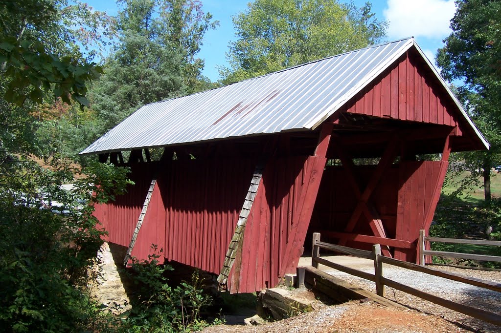 Campbell Covered Bridge by herdintheupstate