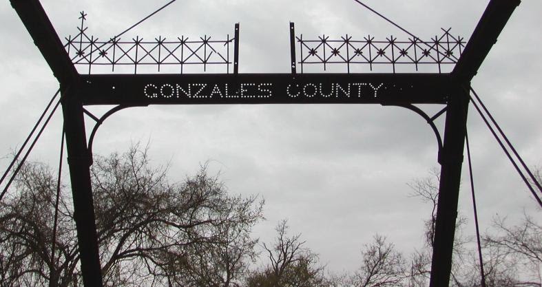 Bridge over the San Marcos River in Gonzales County, Texas by RogerGray