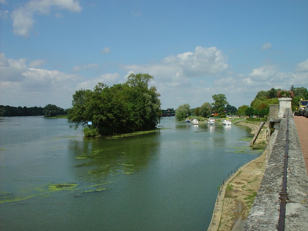 La Saône à Seurre by booh