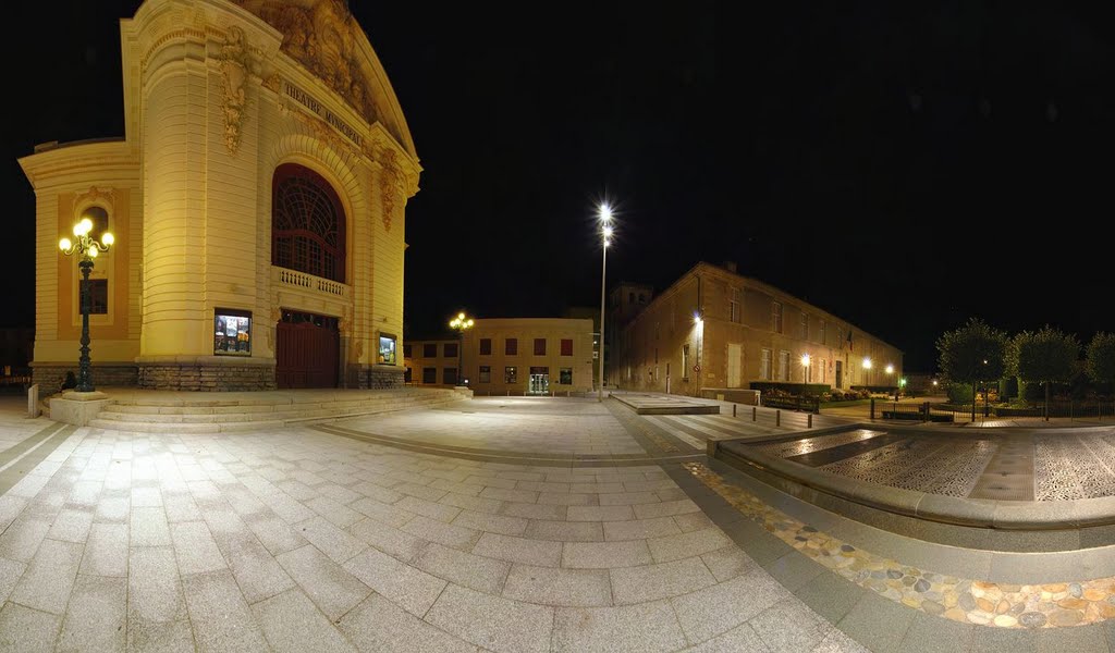 Théâtre et Mairie Castres by Charles Perramond