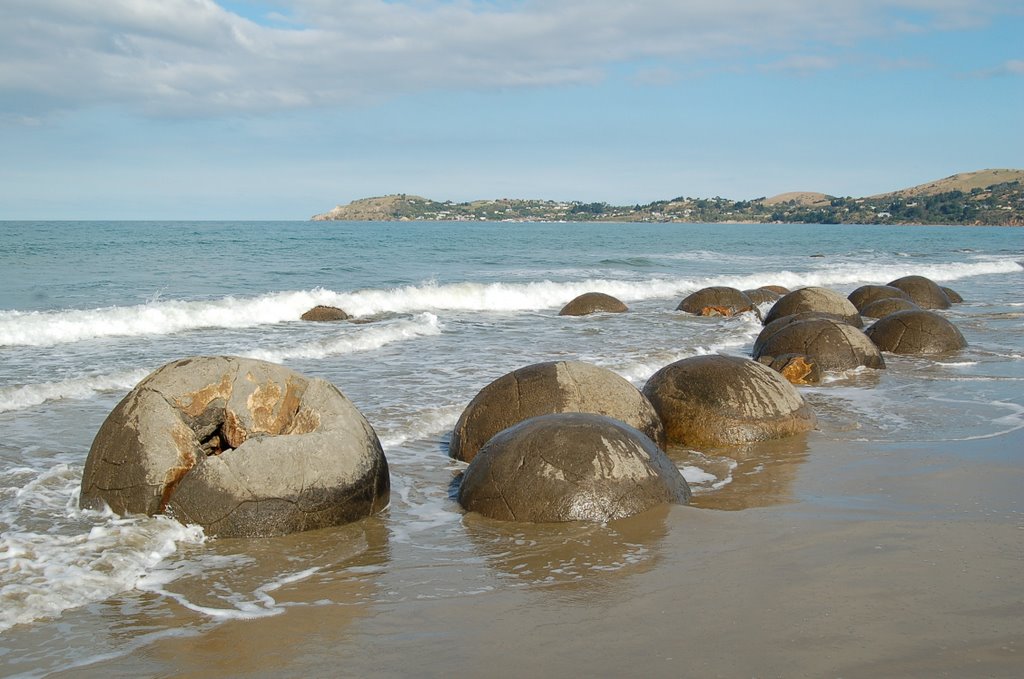 Moeraki Boulders by Jos Goudeket