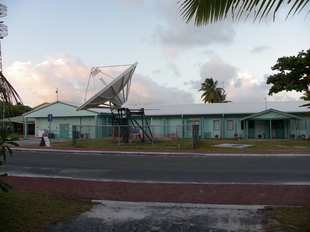 Shire Council building & Radio 6CKI, West Island, Cocos (Keeling) Islands by GeoffSfromMacarthurNSW