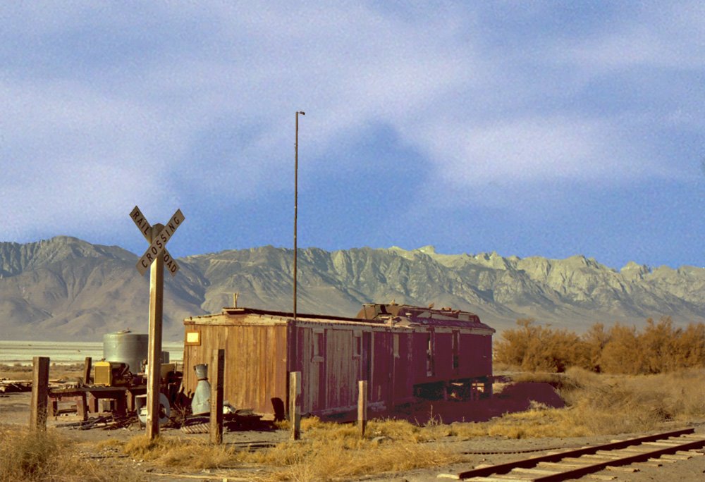 Remaining tracks of the Narrow Gauge at Keeler "Ferroequinearchaeology" by Bill Cook