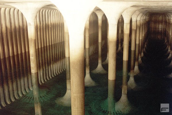 Subterranean reservoir under Gellért hill by Balint F Gyula