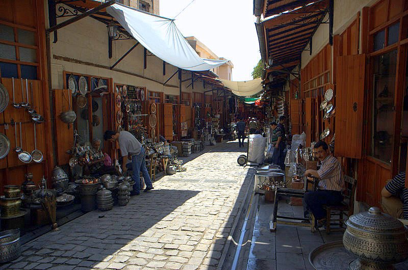 Bakircilar Carsisi (Coppersmiths Bazaar), Gaziantep by Seref Halicioglu