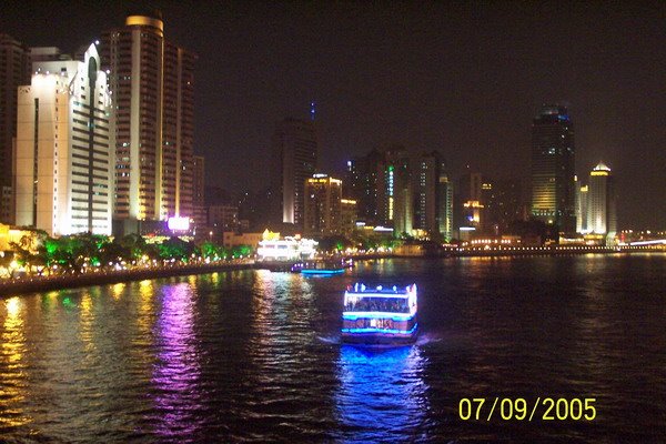 Pearl River at Night by Yasser El-Rasoul