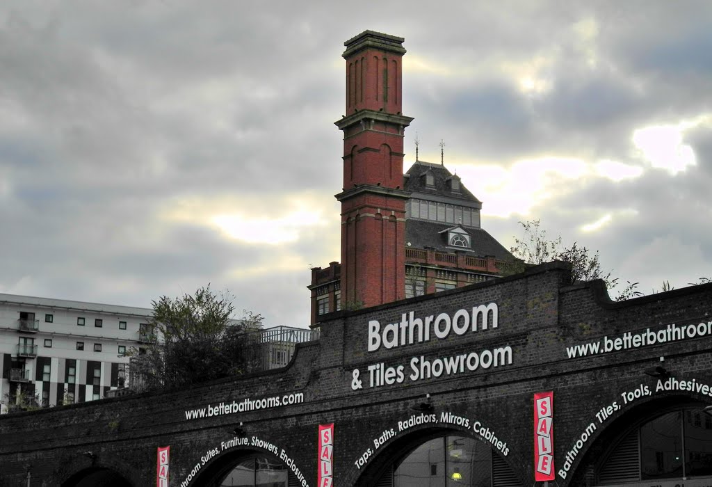 Brewery Chimney - Manchester, England, United Kingdom by Stare Kominy