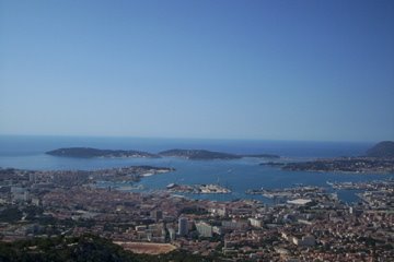 Toulon vu du Mont Faron by Kalimero45