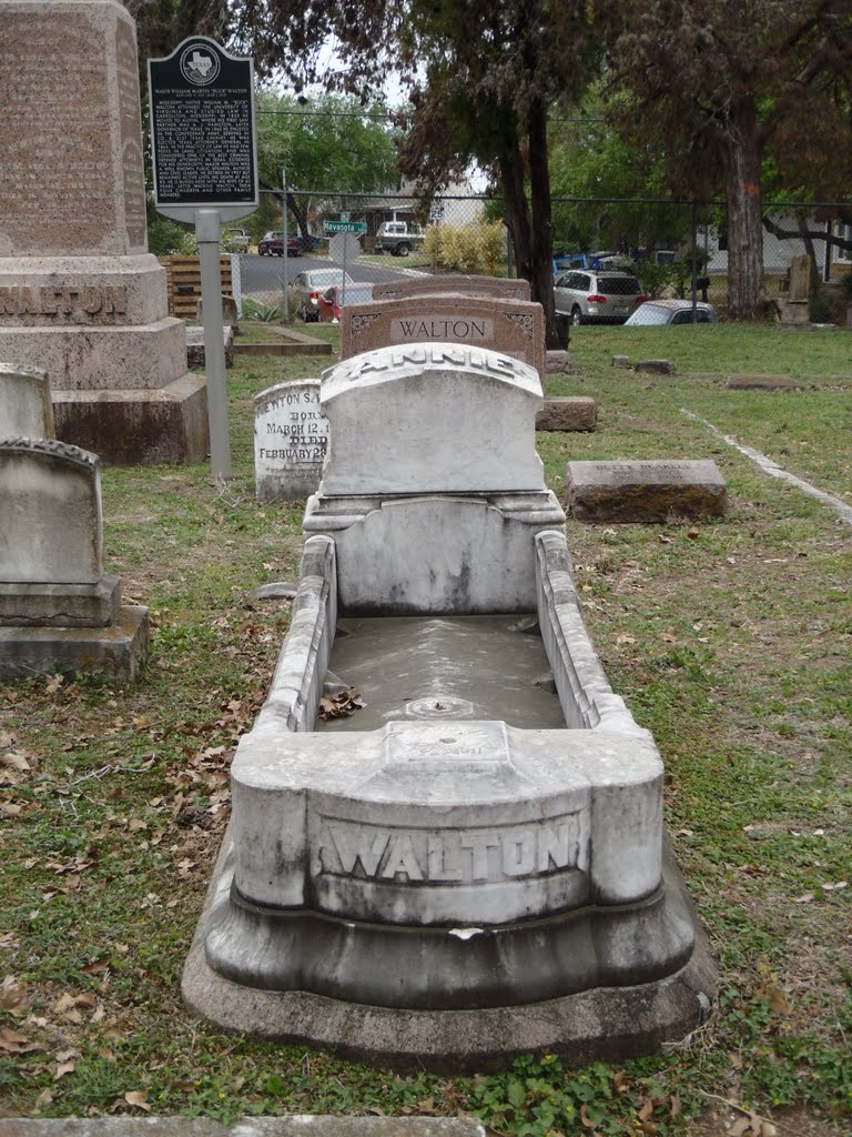 Unique Grave Marker, Oakwood Cemetery, Austin, Texas by Taylor Martinez