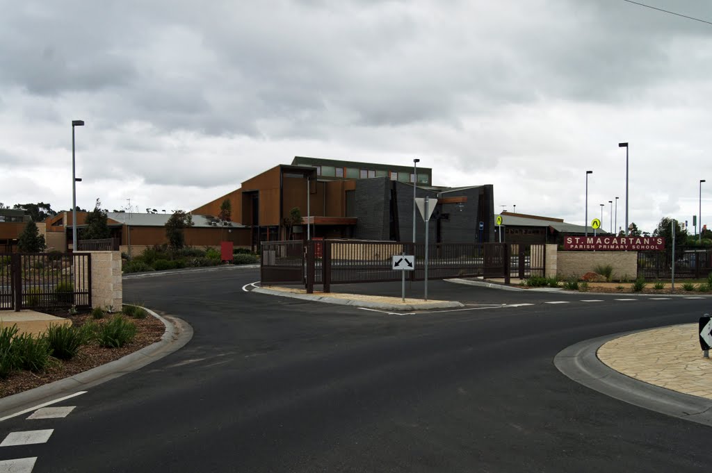 St Macartan's Parish Primary School (2011). Founded in 1898 by The Order of the Sisters of Mercy on their Convent grounds at Tanti Ave, the school moved to this site in 2009 by Muzza from McCrae