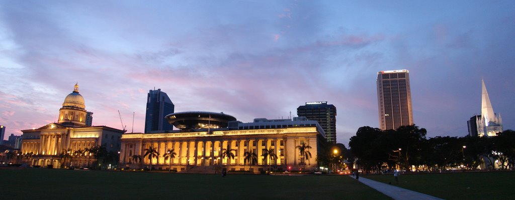 Singapore Night Lights by -Roopesh-