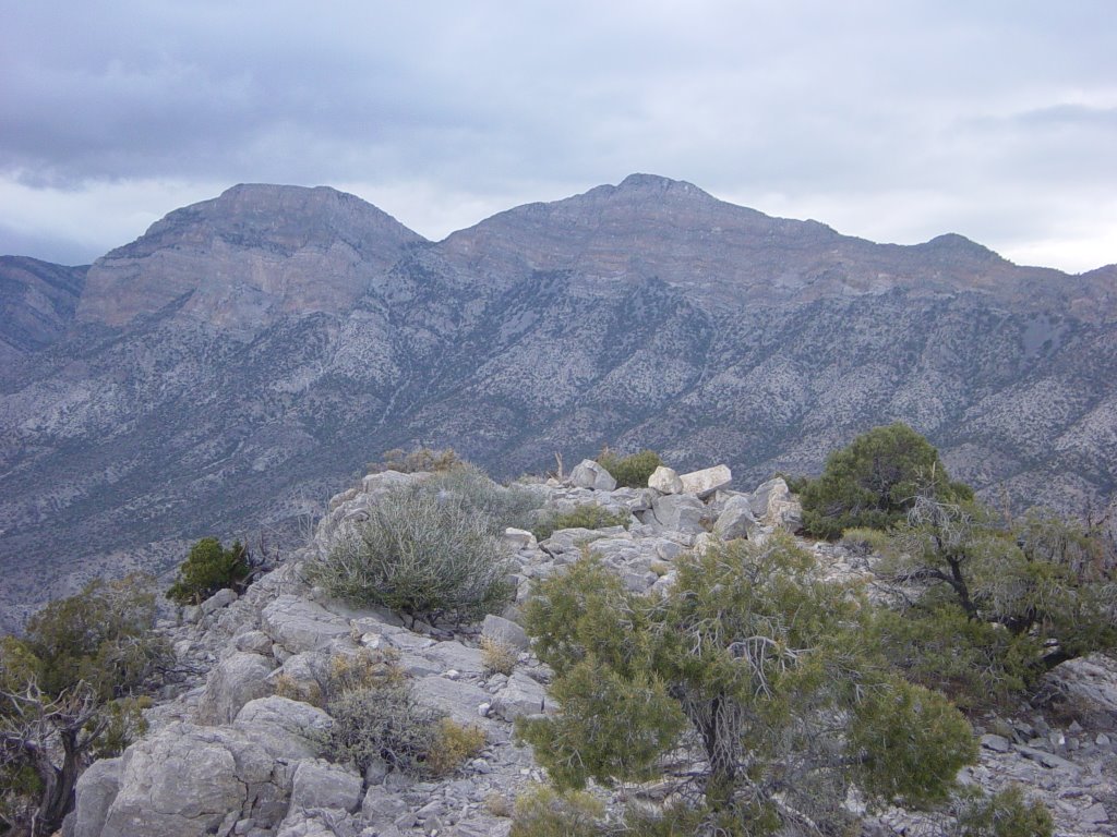 Summit of my mountain looking west by Shaunt Makarian