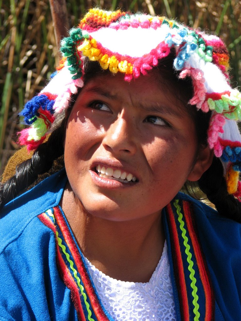 Titicaca-girl by Adri Noort