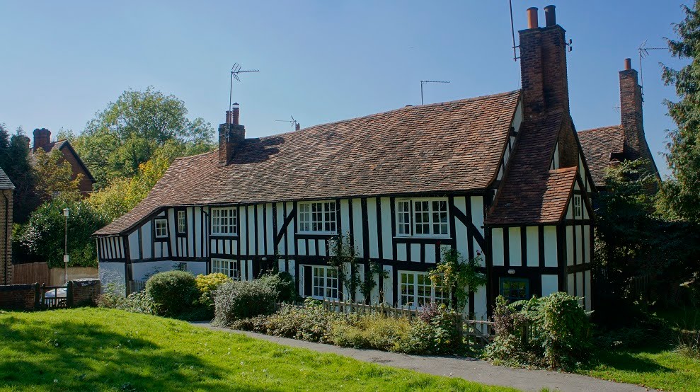 House near St Etheldreda - Old Hatfield Church, Hertfordshire by Paul HART