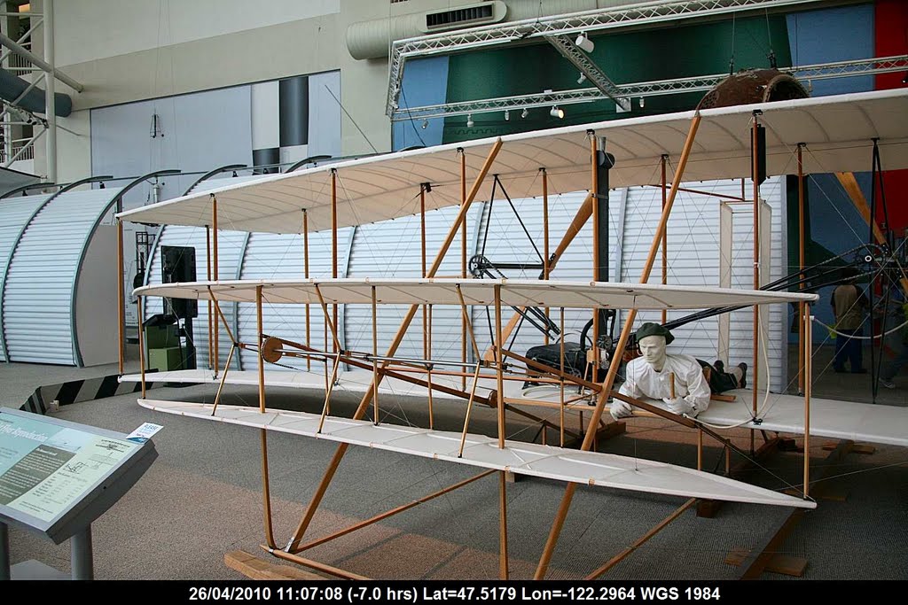 Seattle - Museum of Flight - Wright 1903 Flyer Reproduction by Pierre Marc