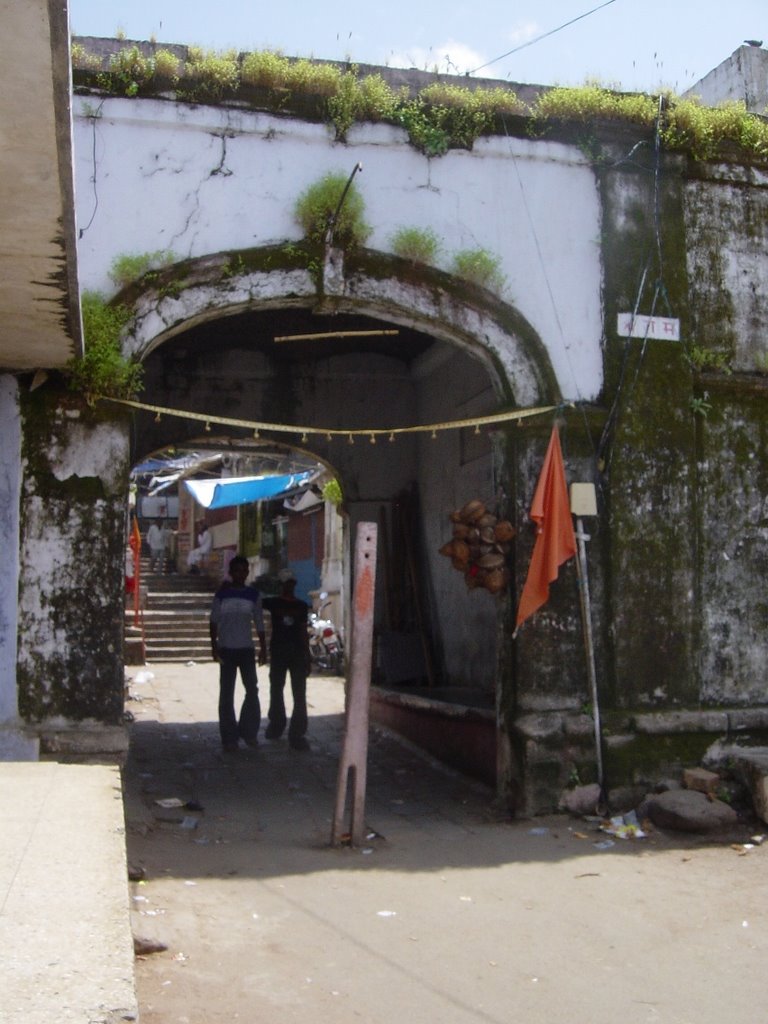 Start of the 9999 steps to Girnar Hill by Dodulation