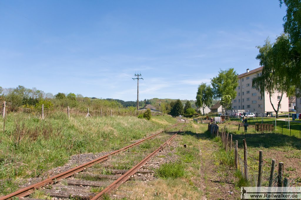 Die ersten Häuser von Riom-Ès-Montagnes by Railwalker