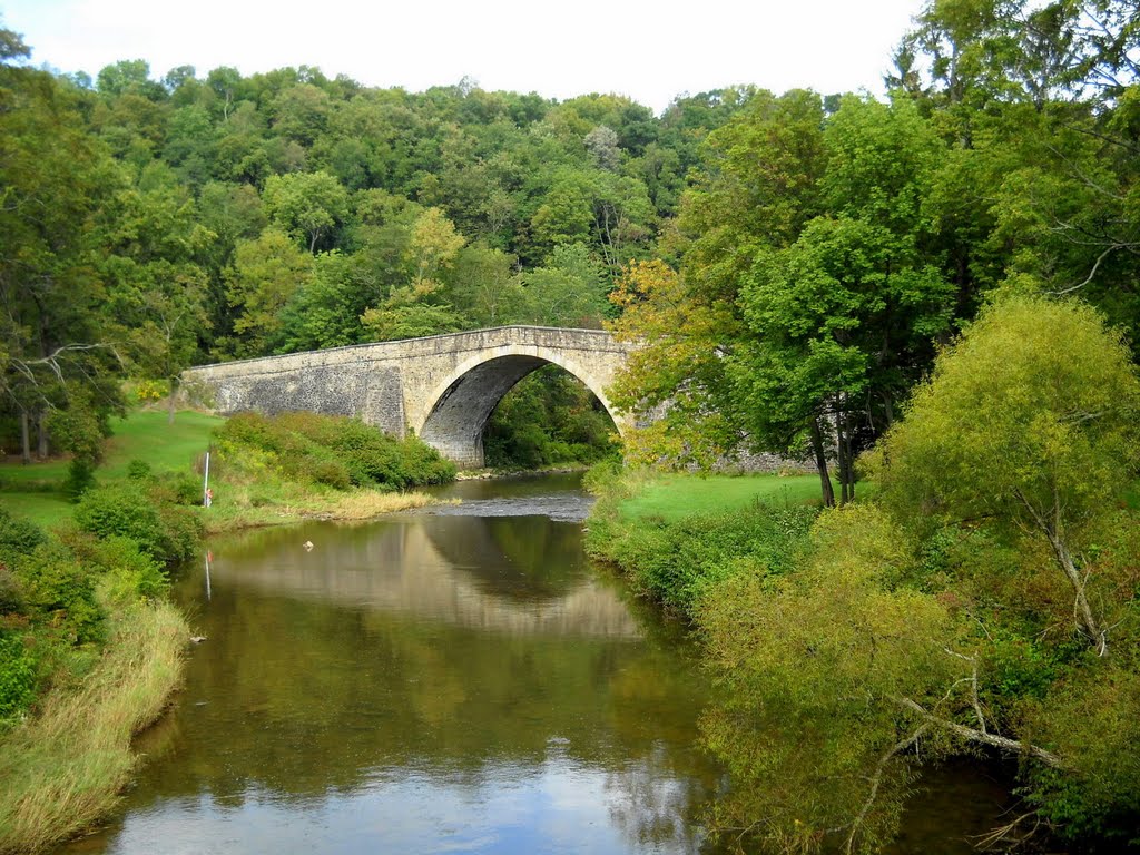 Casselman Bridge, Historic National Road, Casselman Road, Grantsville, MD by Mean Mister Mustard