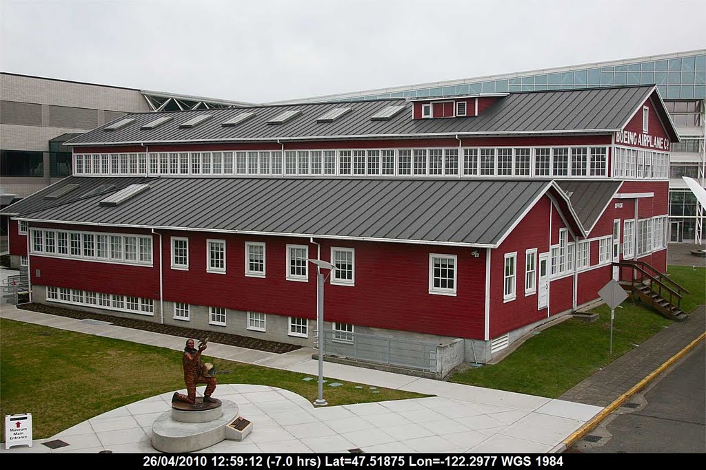 Seattle - Museum of Flight - The Red Barn Boeing's original manufacturing plant by Pierre Marc