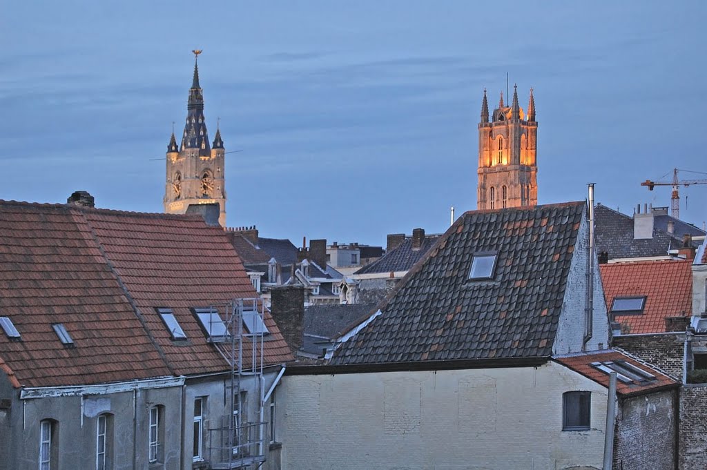 Sint-Niklaaskerk en Sint-Baafskathedraal in Gent by E667