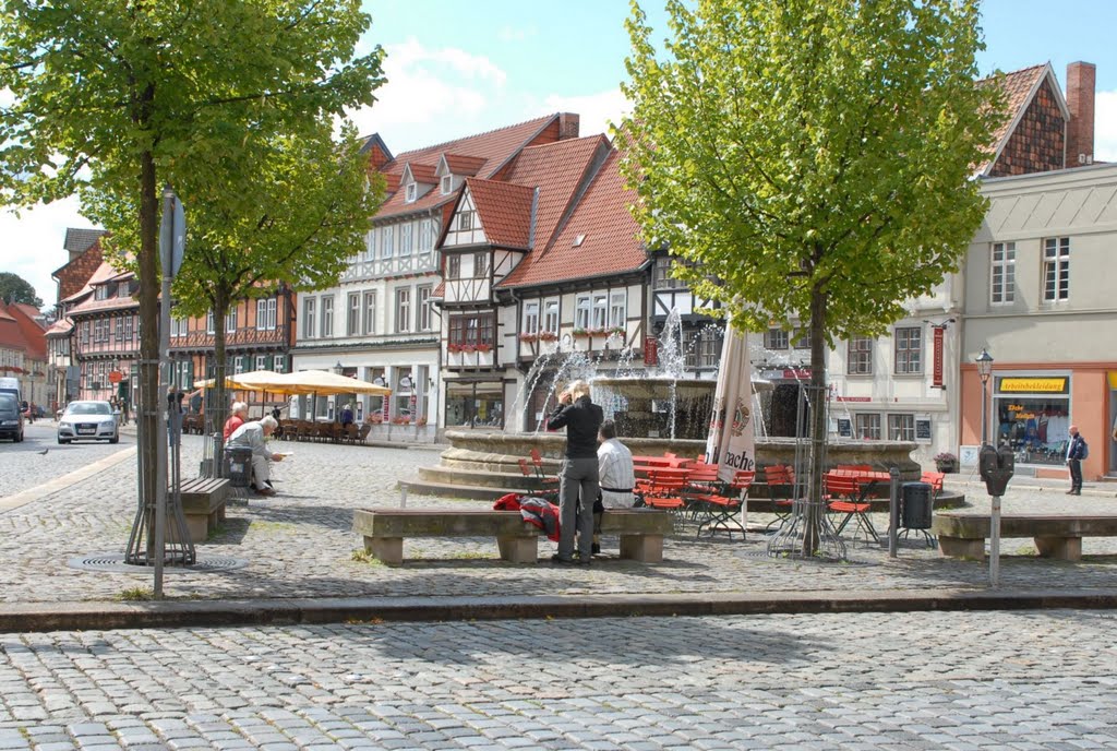 Quedlinburg - Am Mathildenbrunnen by Andreas-Müller - NO VIEWS