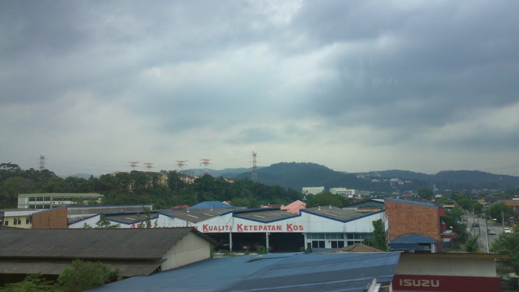 Bengkel Mara Taman Keramat view from LRT by asanov