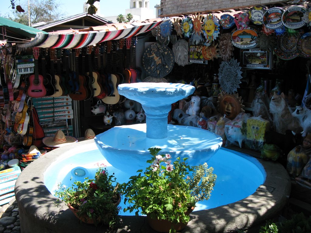 Fountain adjacent to the Zanja Madre by Clay S