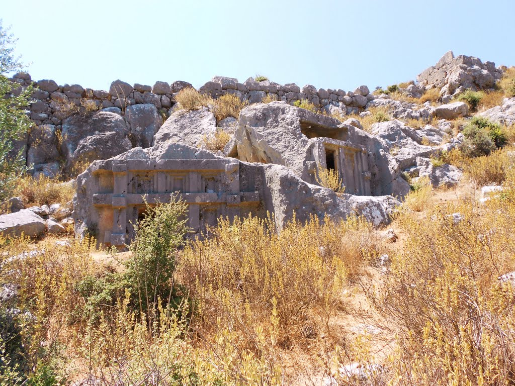 Xanthos . rock tombs by angela-foto